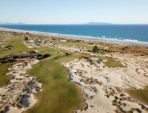 Tara Iti 9th Aerial Fairway